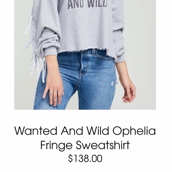 New In plastic Fringe Sweatshirt - Picture 3 of 8